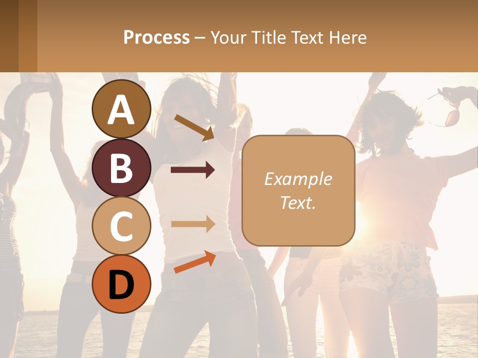 Water Sunrise Single PowerPoint Template