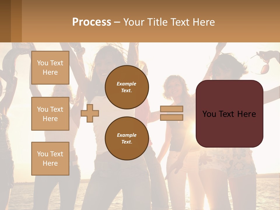 Water Sunrise Single PowerPoint Template