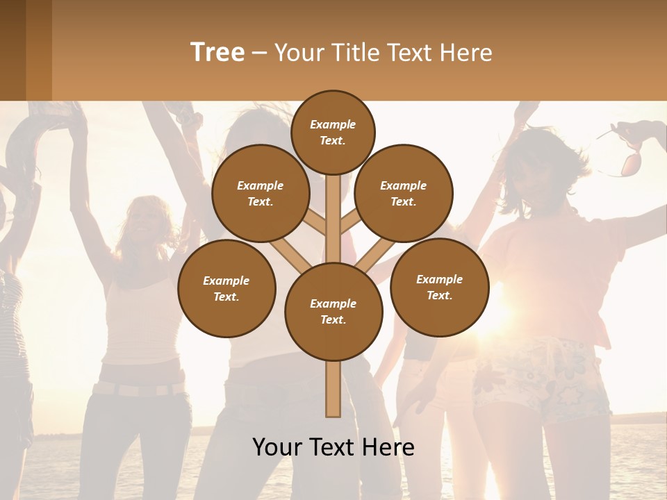 Water Sunrise Single PowerPoint Template