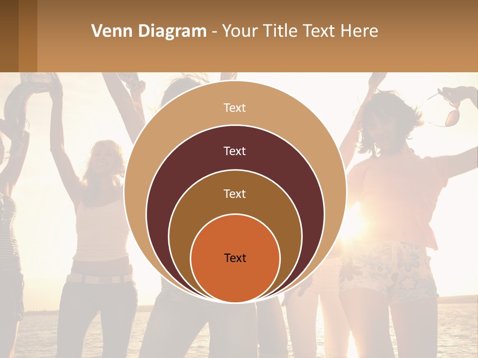 Water Sunrise Single PowerPoint Template