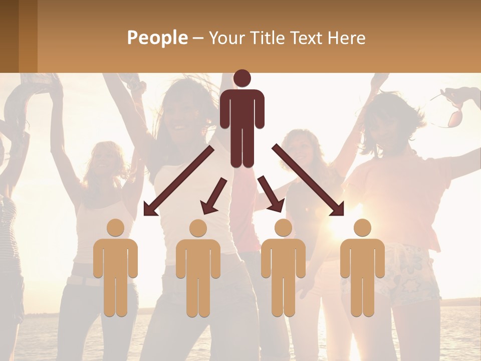 Water Sunrise Single PowerPoint Template