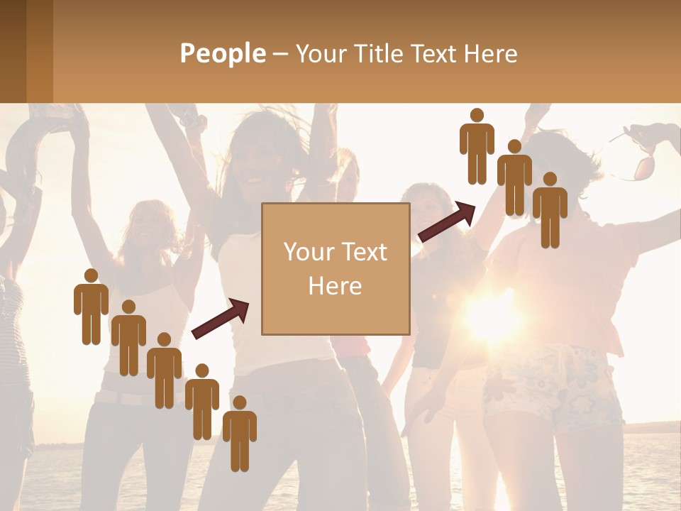 Water Sunrise Single PowerPoint Template