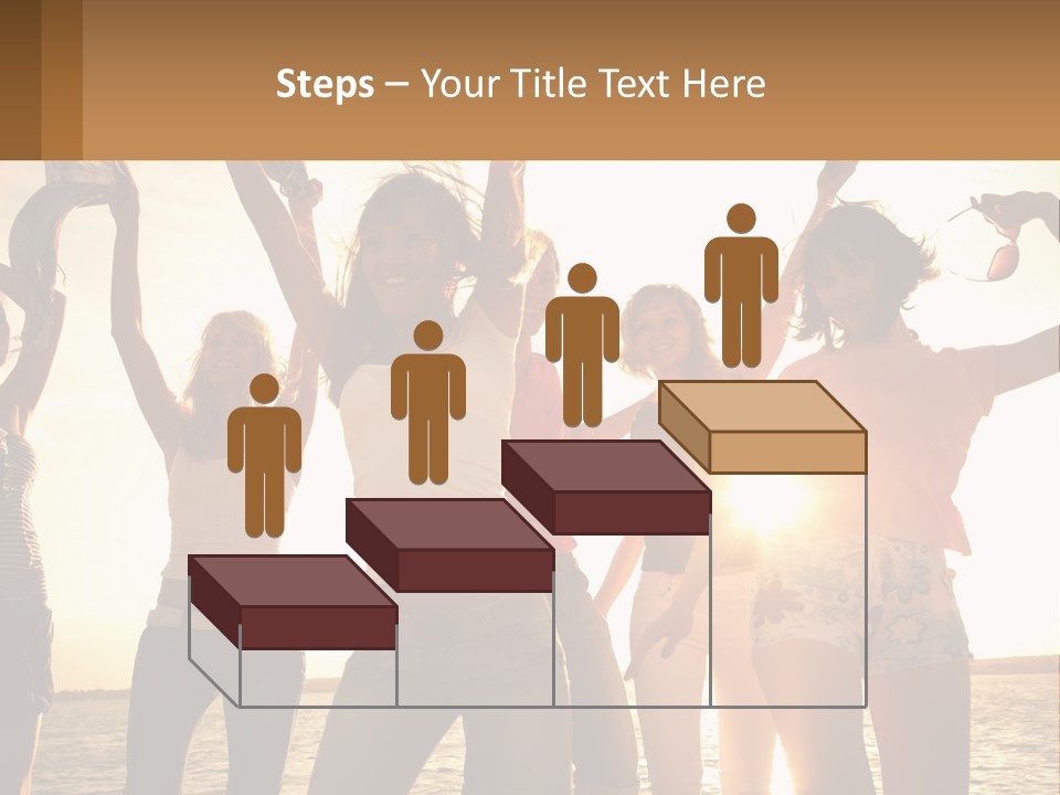 Water Sunrise Single PowerPoint Template