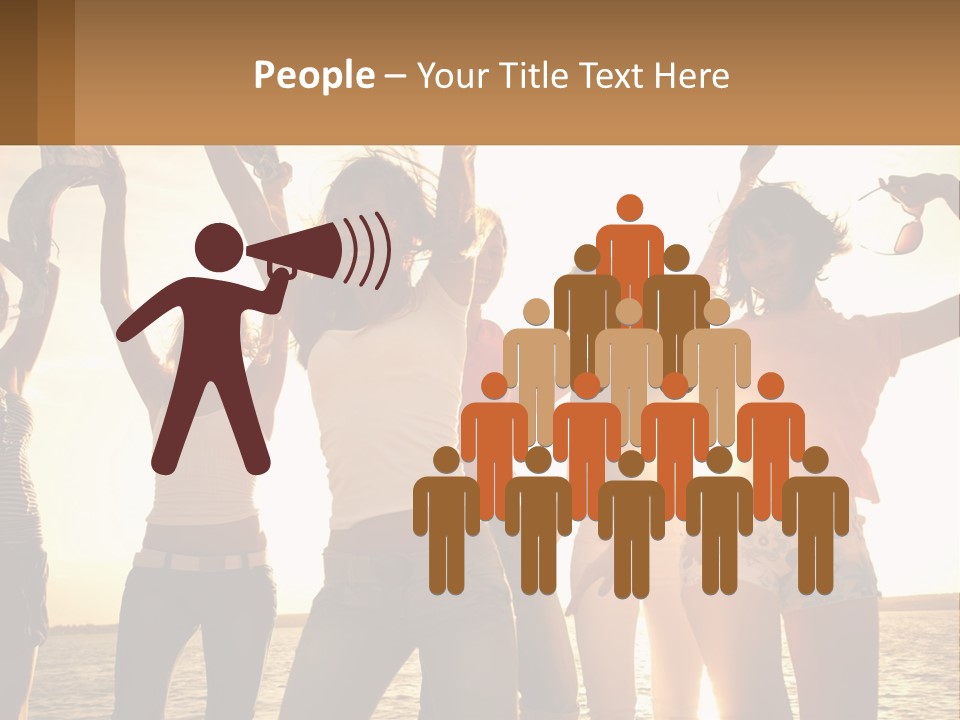 Water Sunrise Single PowerPoint Template