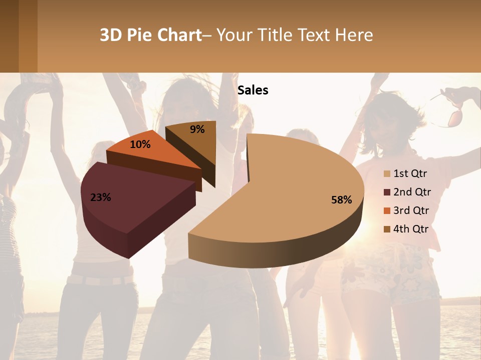 Water Sunrise Single PowerPoint Template