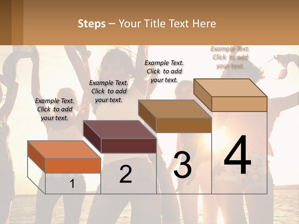 Water Sunrise Single PowerPoint Template