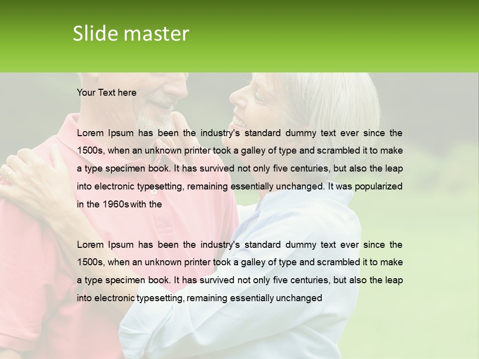 Coastal Woman Peaceful PowerPoint Template