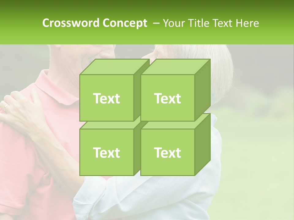 Coastal Woman Peaceful PowerPoint Template