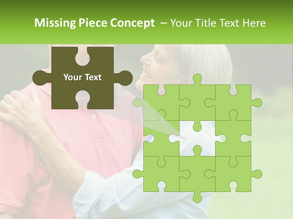 Coastal Woman Peaceful PowerPoint Template