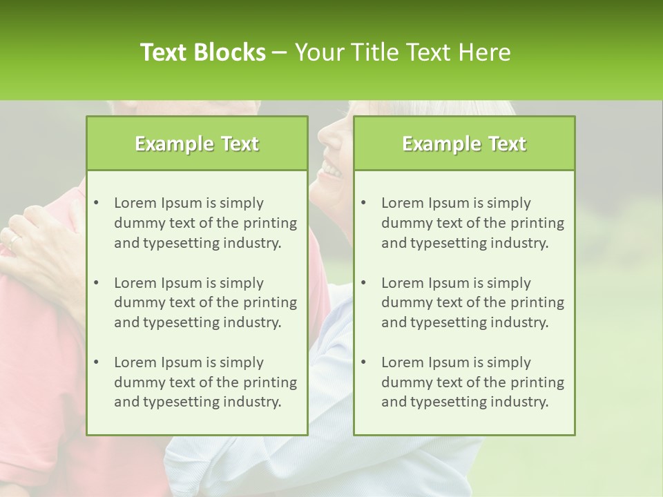 Coastal Woman Peaceful PowerPoint Template