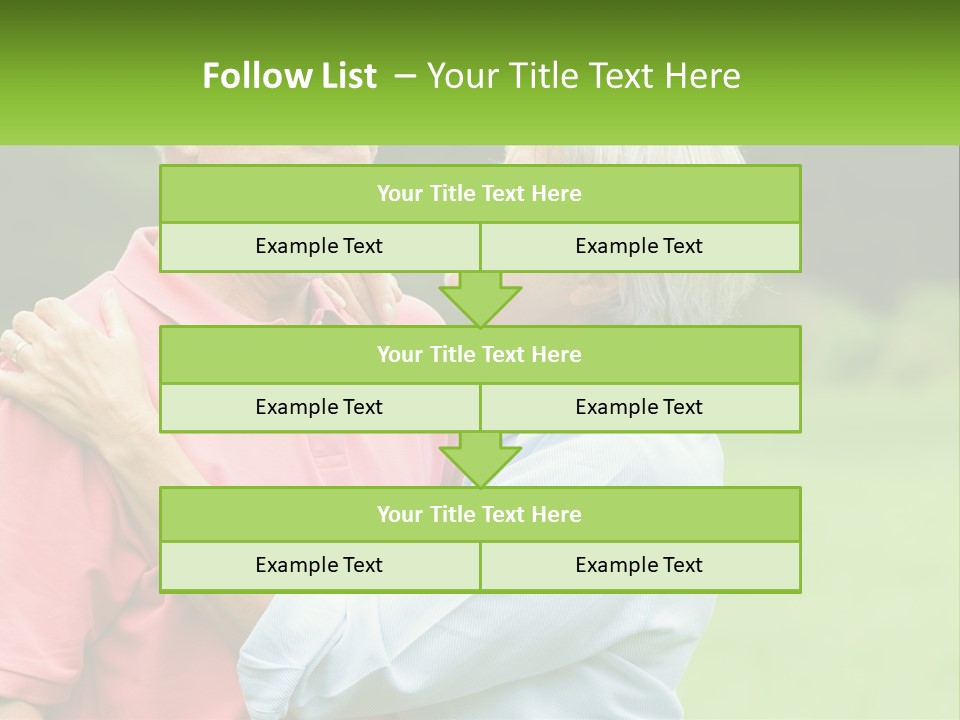 Coastal Woman Peaceful PowerPoint Template