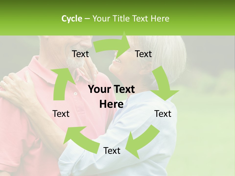 Coastal Woman Peaceful PowerPoint Template