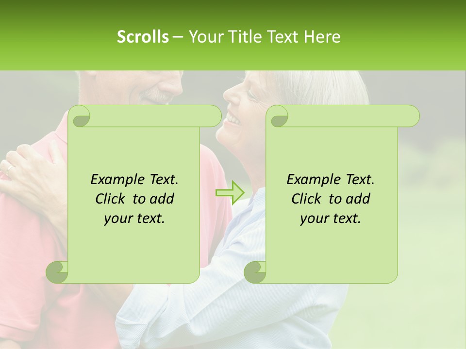 Coastal Woman Peaceful PowerPoint Template