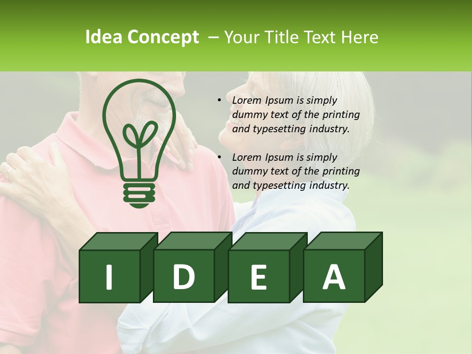 Coastal Woman Peaceful PowerPoint Template