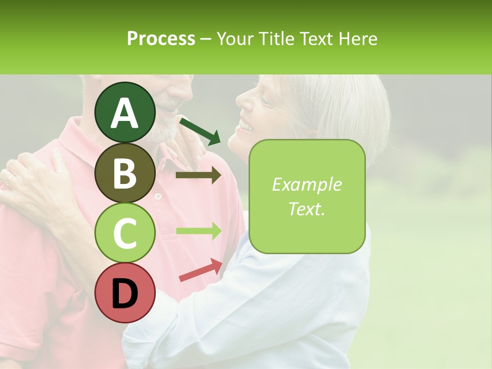 Coastal Woman Peaceful PowerPoint Template