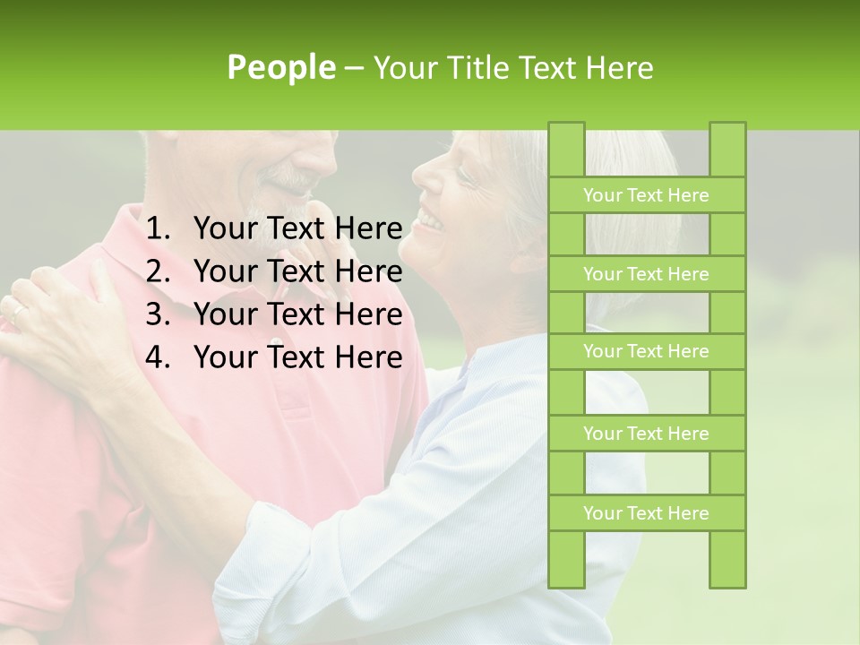 Coastal Woman Peaceful PowerPoint Template