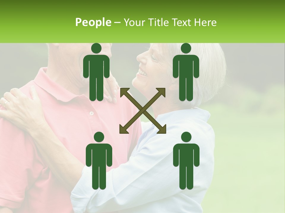 Coastal Woman Peaceful PowerPoint Template