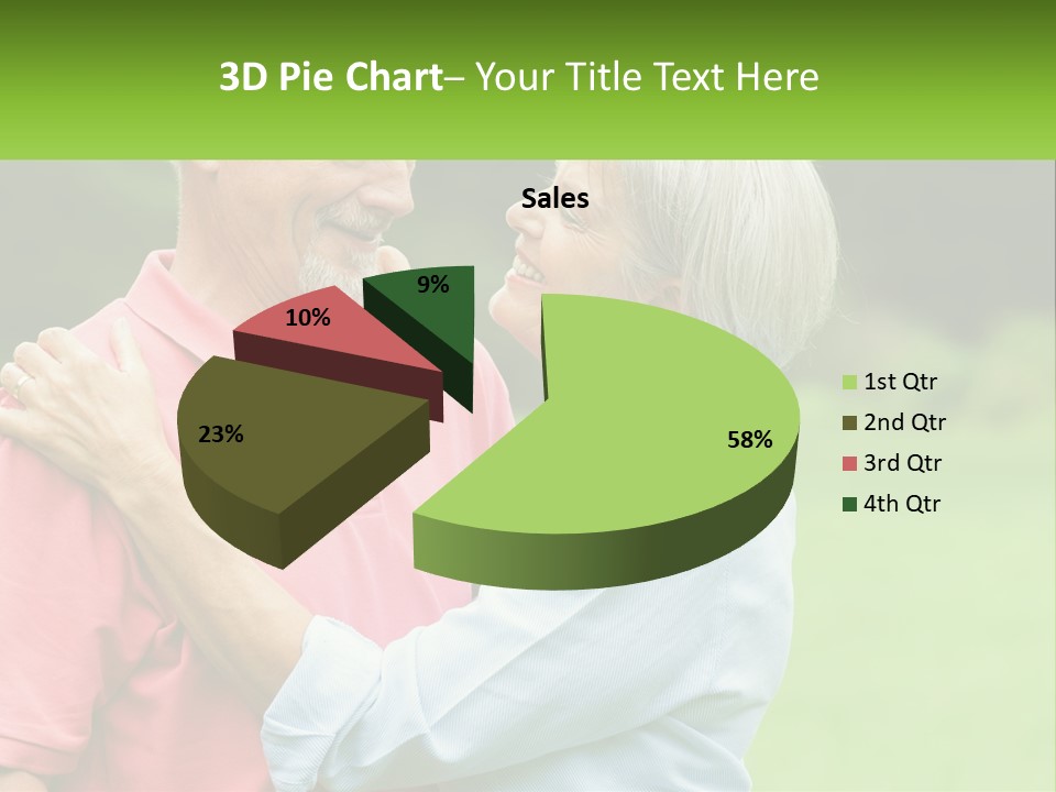 Coastal Woman Peaceful PowerPoint Template