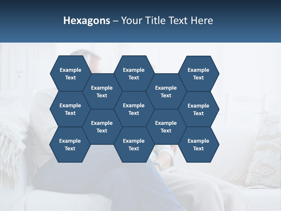 Standing Family Senior PowerPoint Template