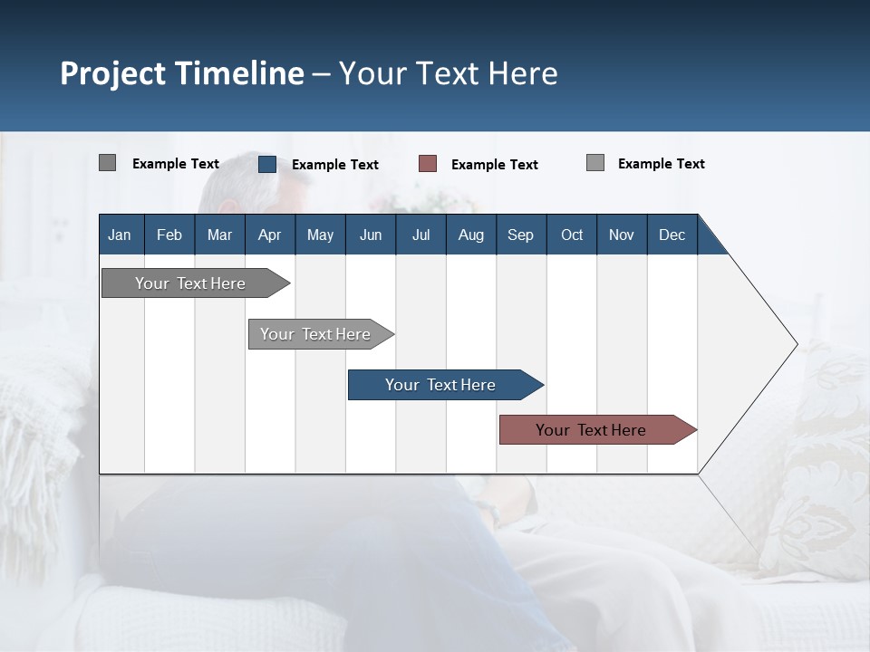 Standing Family Senior PowerPoint Template