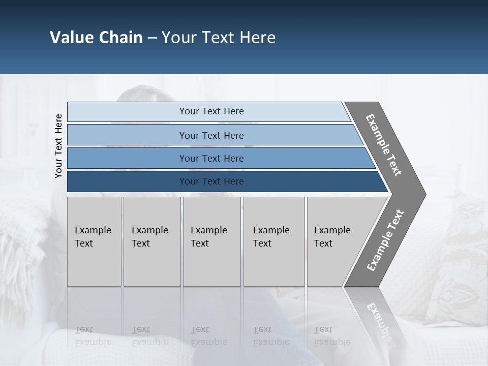 Standing Family Senior PowerPoint Template
