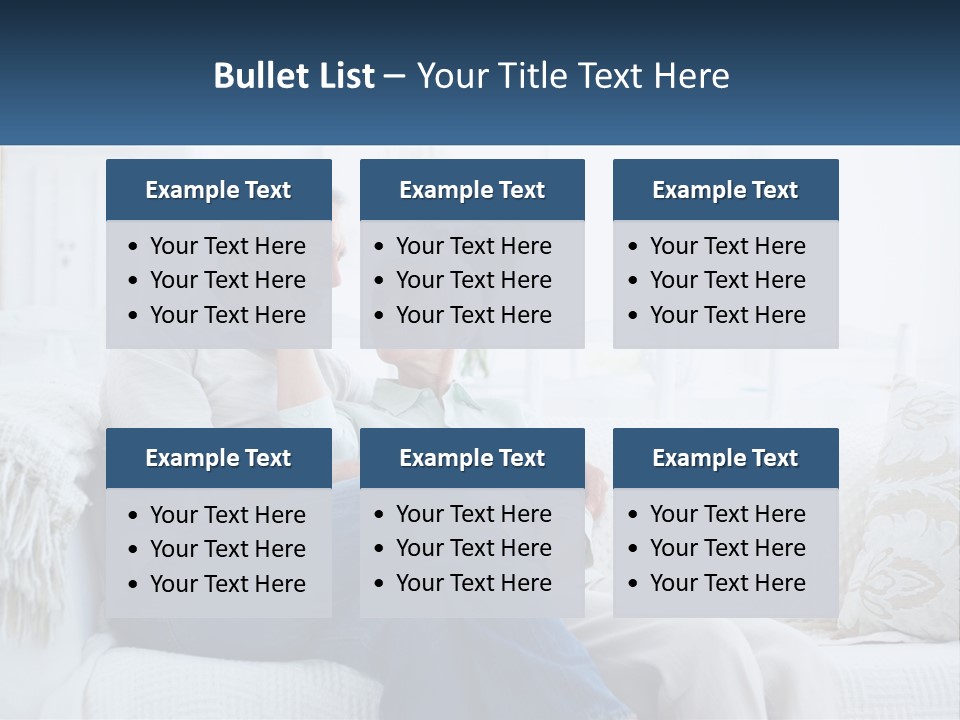 Standing Family Senior PowerPoint Template