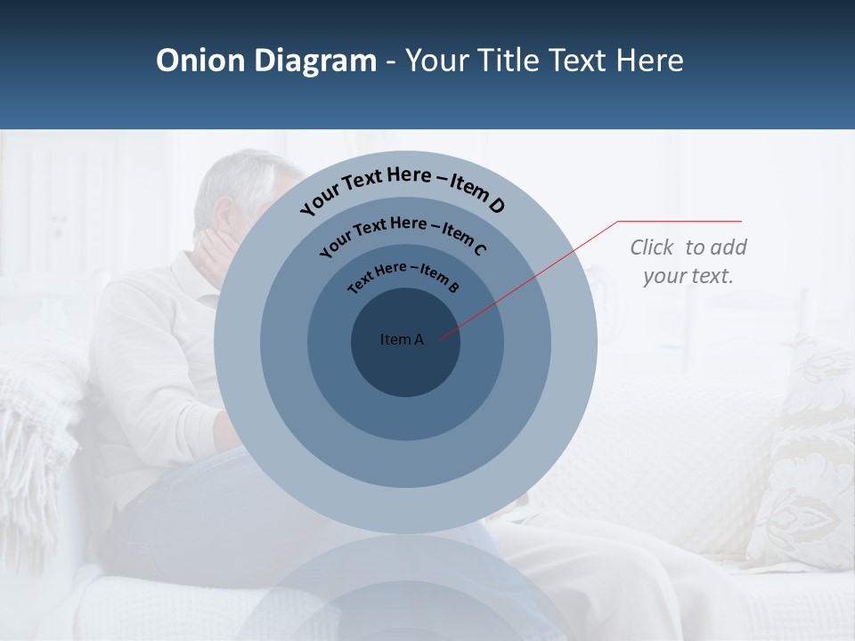 Standing Family Senior PowerPoint Template