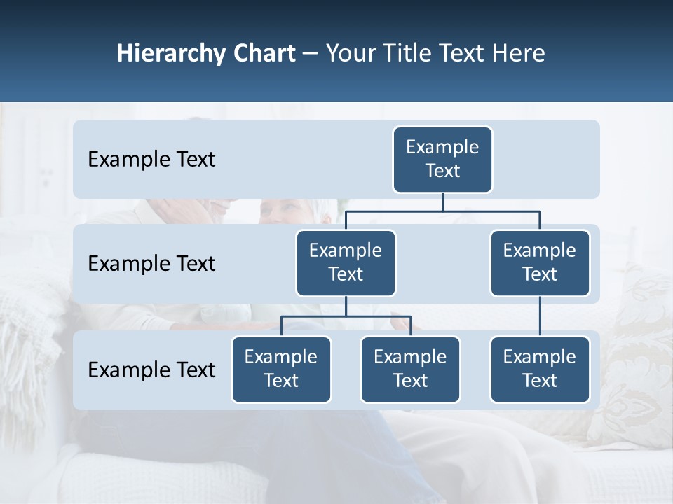 Standing Family Senior PowerPoint Template