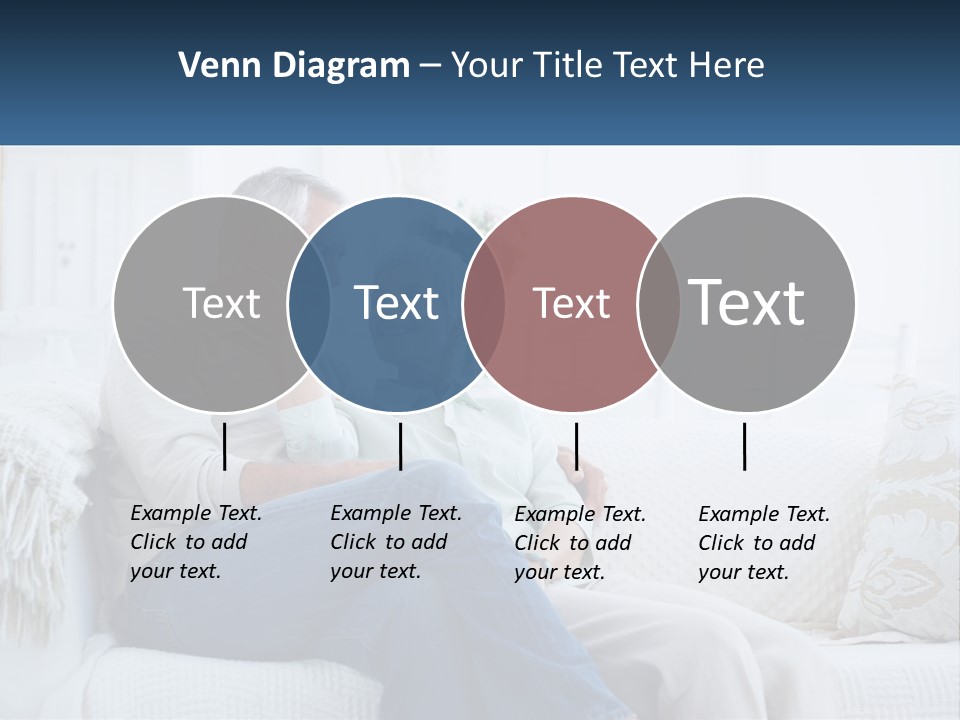 Standing Family Senior PowerPoint Template