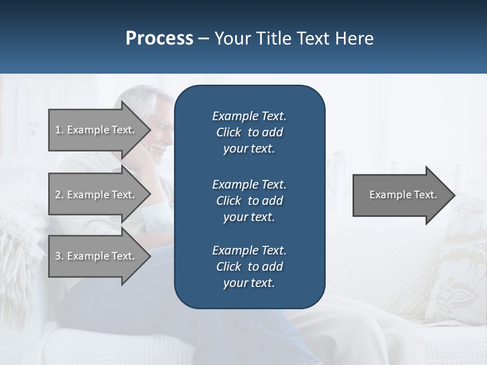 Standing Family Senior PowerPoint Template