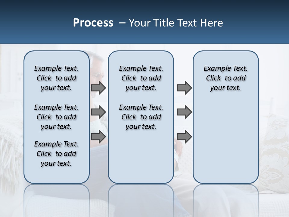 Standing Family Senior PowerPoint Template