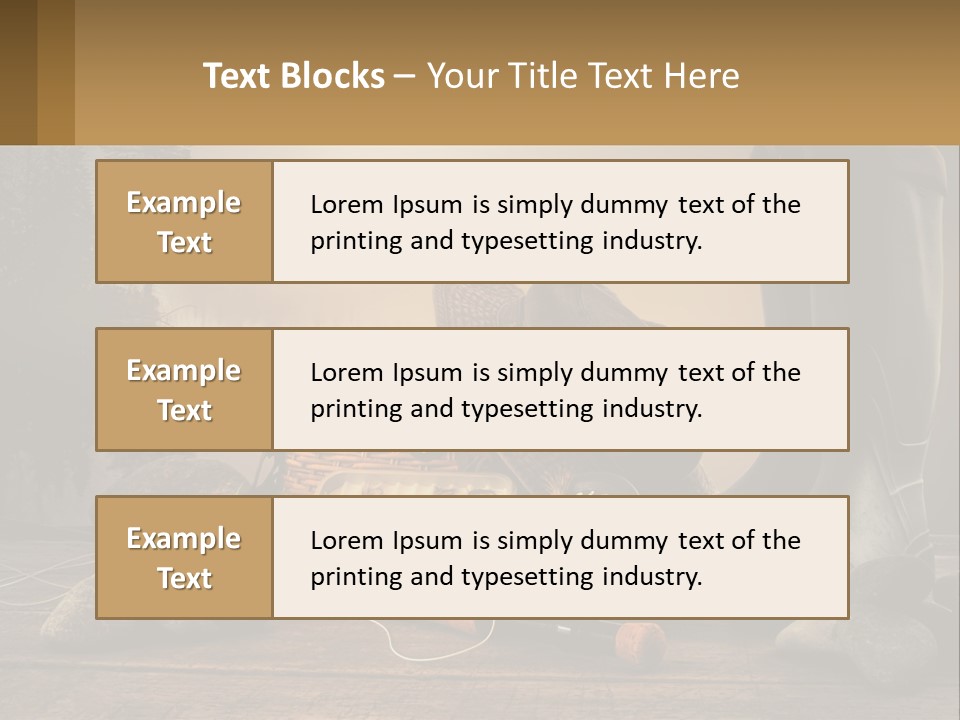 Wave Sunset White PowerPoint Template