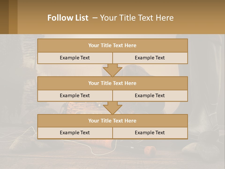 Wave Sunset White PowerPoint Template