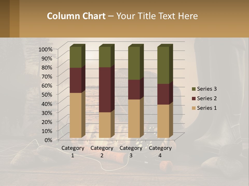 Wave Sunset White PowerPoint Template