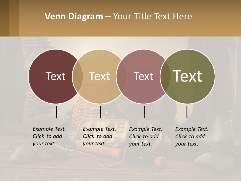 Wave Sunset White PowerPoint Template