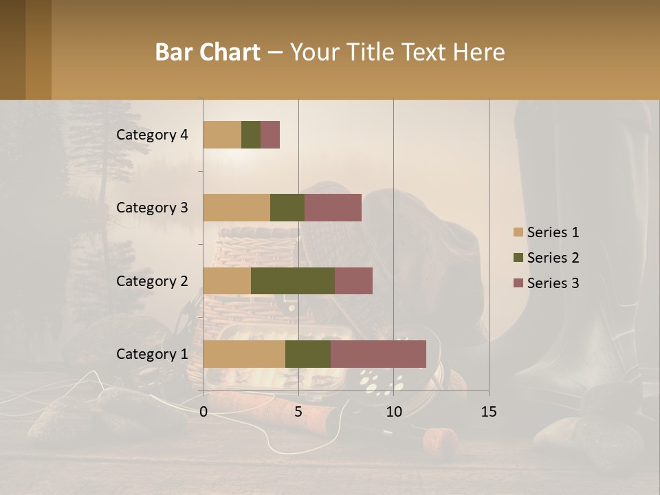 Wave Sunset White PowerPoint Template