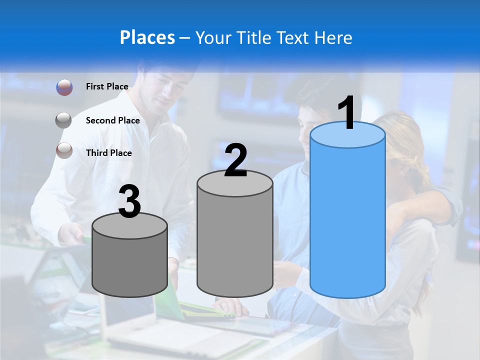 Standing Sea Sand PowerPoint Template