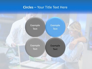 Standing Sea Sand PowerPoint Template