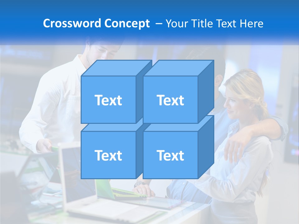 Standing Sea Sand PowerPoint Template
