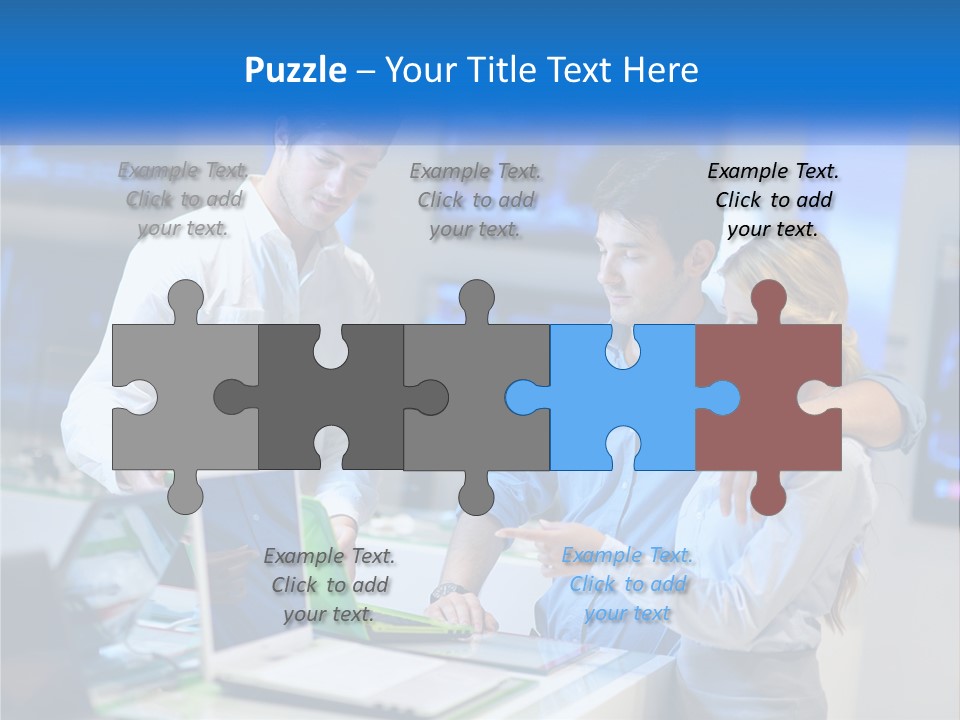 Standing Sea Sand PowerPoint Template