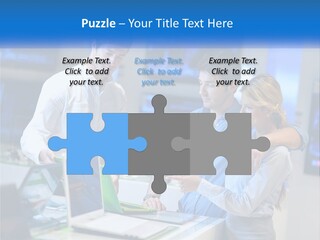 Standing Sea Sand PowerPoint Template