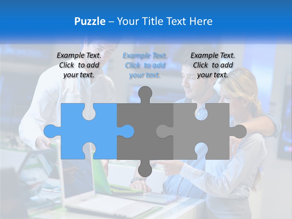 Standing Sea Sand PowerPoint Template