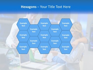 Standing Sea Sand PowerPoint Template