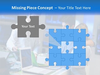 Standing Sea Sand PowerPoint Template