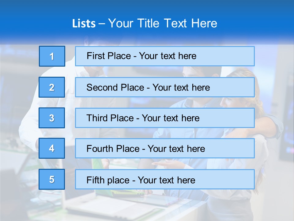 Standing Sea Sand PowerPoint Template