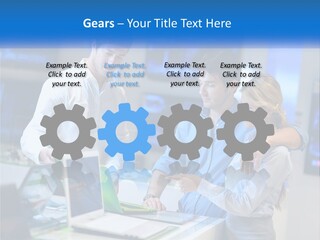 Standing Sea Sand PowerPoint Template