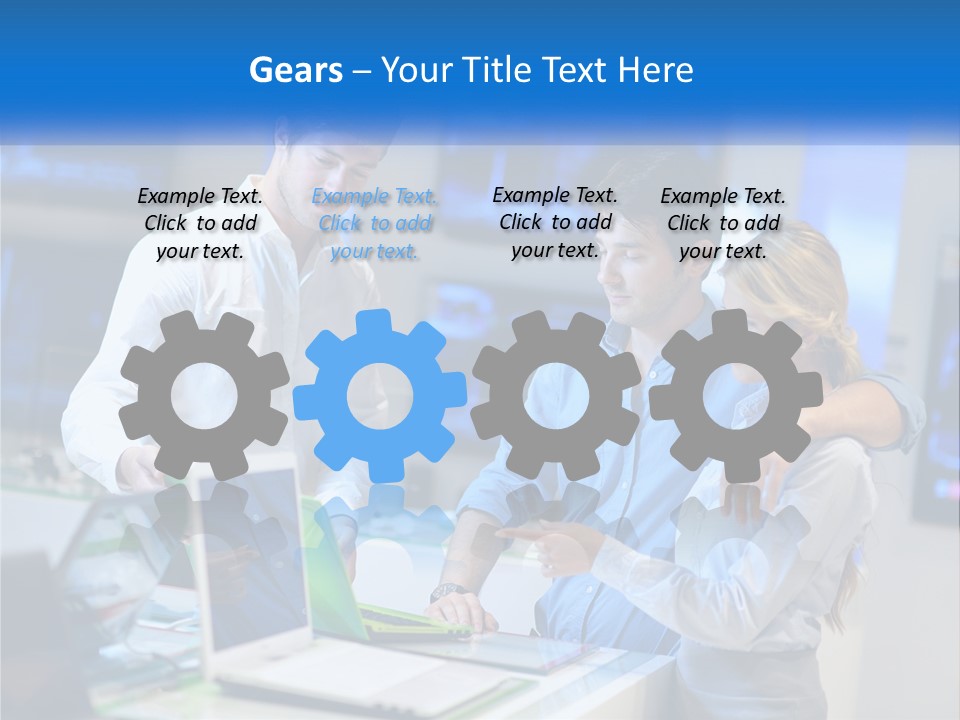 Standing Sea Sand PowerPoint Template