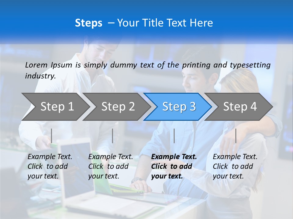 Standing Sea Sand PowerPoint Template