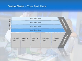 Standing Sea Sand PowerPoint Template