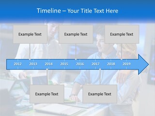 Standing Sea Sand PowerPoint Template